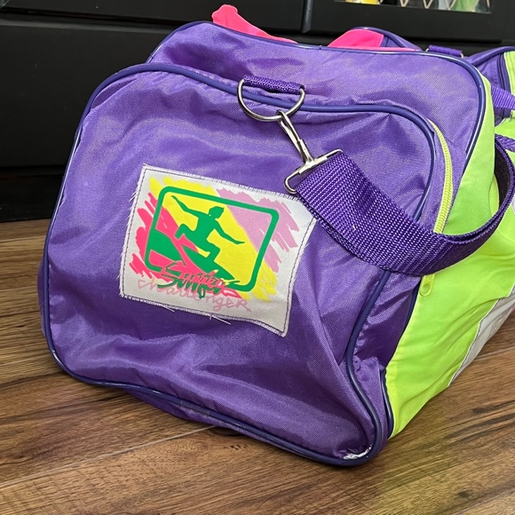 Retro 80s / 90s Neon Challenger Surf & Sail Duffle Bag - Picture 6 of 13